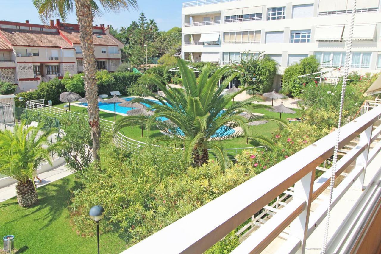 1a línea Playa San Juan. Vistas. Piscina. BBQ. Gym El Campello Exterior foto